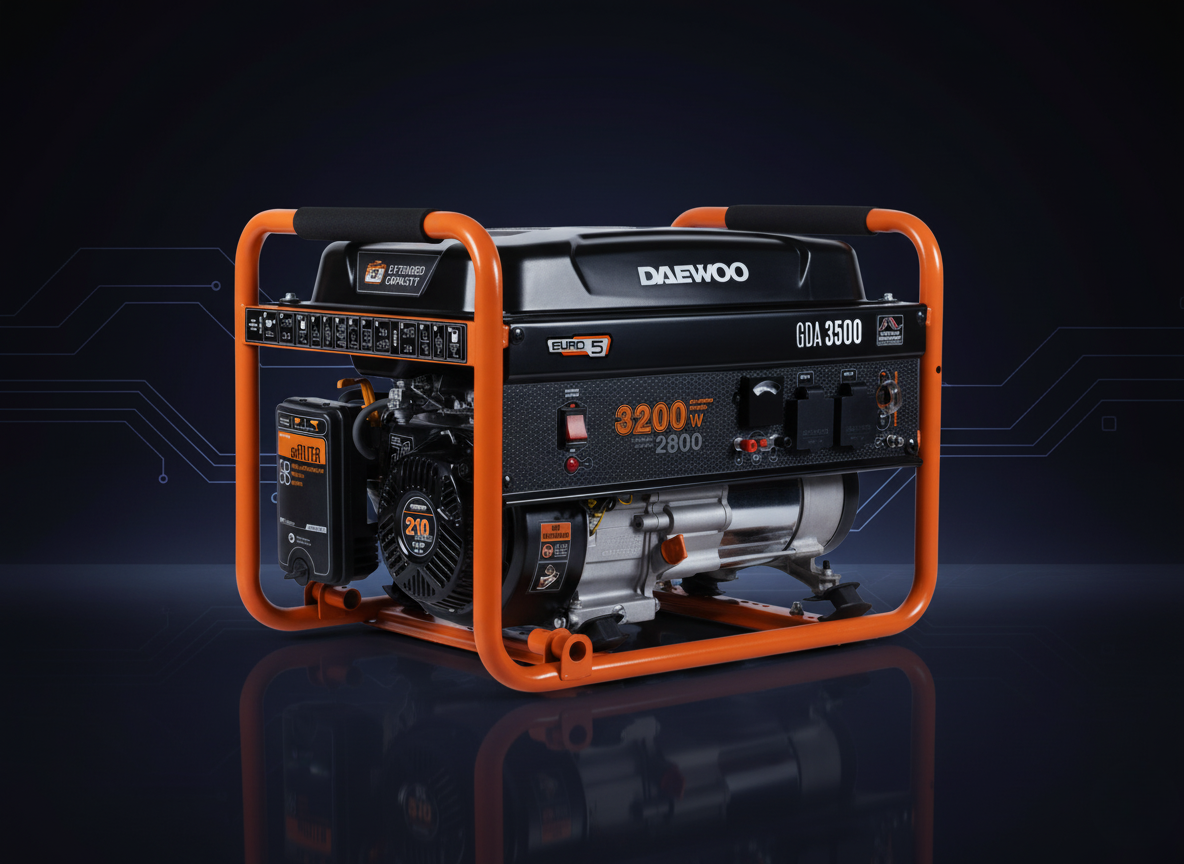 Agregat prądotwórczy generator prądu 230V GDA3500 7,5KM AVR DAEWOO   ac0a8364-df75-4a9e-8989-1df9c0803937
