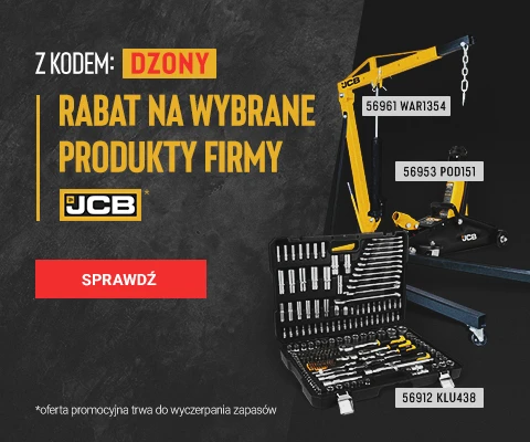 Rabat na wybrane produkty JCB