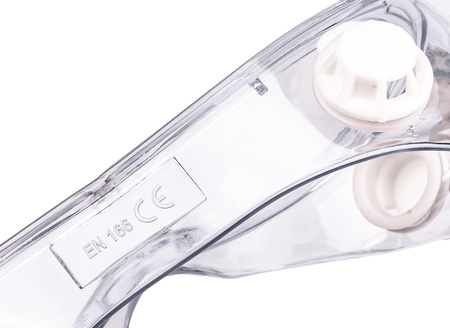 Okulary ochronne gogle bezbarwne przeciwodpryskowe GEKO