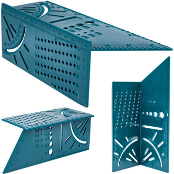 Kątownik japoński plastikowy stolarski 3D przymiar miara miarka linijka FALON-TECH