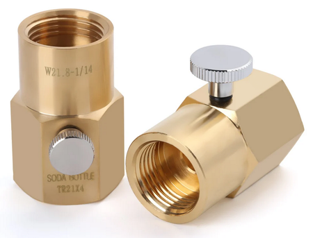 Adapter przejściówka do napełniania butli sodastream CO2 złącze W21.8-14. FALON-TECH