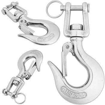 Hak obrotowy 360° z zabezpieczeniem 350kg FALON-TECH