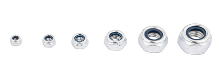 Zestaw nakrętek z uszczelnieniem nakrętki kontrujące M4-M12 146szt GEKO