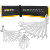 Klucze płasko oczkowe 6-32 mm 25 sztuk (płachta) JCB