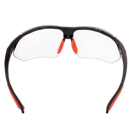 Okulary ochronne bezbarwne przeciwodpryskowe gogle robocze BHP