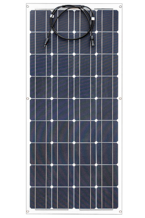 Zestaw solarny fotowoltaiczny FLEXI elastyczny 100W 12V (Panel solarny 100W, Regulator napięcia 10A) VOLT POLSKA