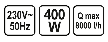 Pompa zanurzeniowa do wody brudnej czystej ścieków z pływakiem 400w STHOR