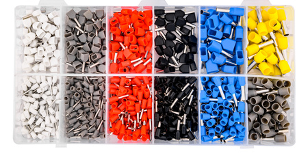 Tulejki izolowane końcówki do zarabiania konektorów kablowe 750 szt FALON-TECH