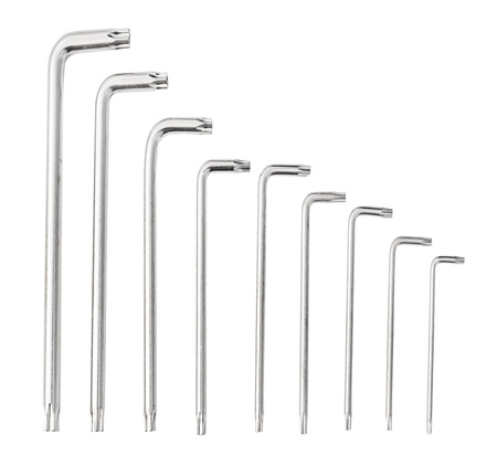 Klucze imbusowe torx długie T10-T50 typ L 9 sztuk FALON-TECH