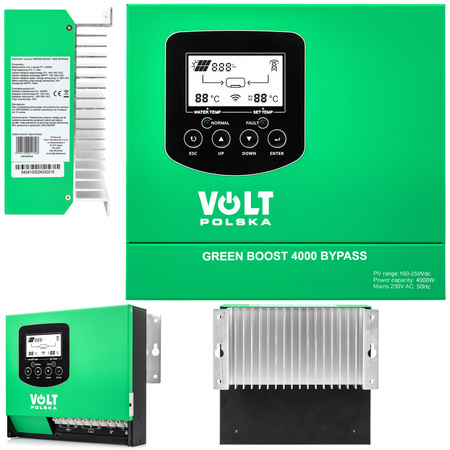 Inwerter przetwornica solarna do grzania wody bojlera GREEN BOOST BYPASS 4000 VOLT POLSKA