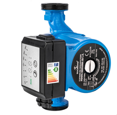 Pompa cyrkulacyjna obiegowa do pieca C.O. 25-40/180 + śrubunki 5-22W DIAMOND