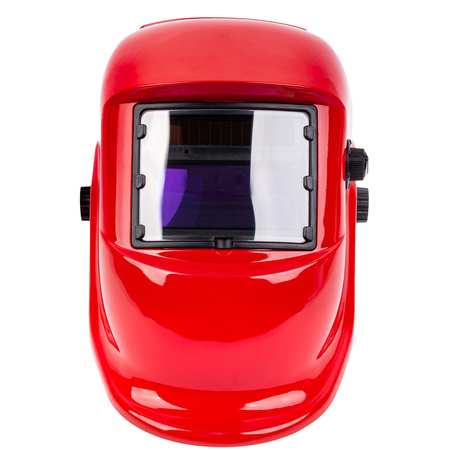 Maska spawalnicza przyłbica samościemniająca Czerwona Filtr FALON-TECH