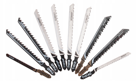 Noże brzeszczoty do wyrzynarki (10 sztuk) SILVER