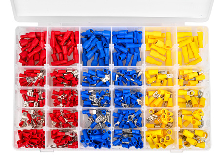 Tulejki izolowane końcówki kablowe złączki zaciskowe konektory wsuwki 480 el FALON-TECH