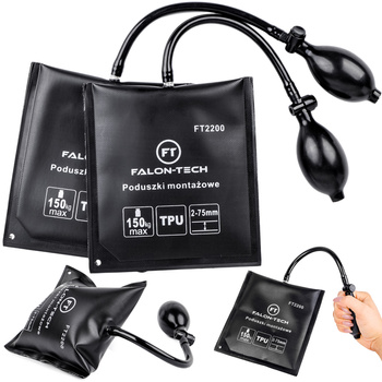 Poduszka montażowa pneumatyczna do podnoszenia mebli okien zestaw 150 kg 2 szt FALON-TECH