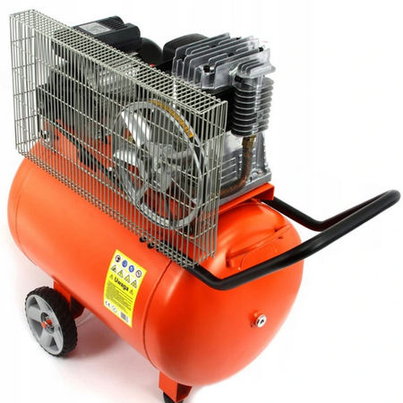 Kompresor olejowy 2-tłokowy ze zbiornikiem o pojemności 115l i mocy silnika 2,2Kw BJC