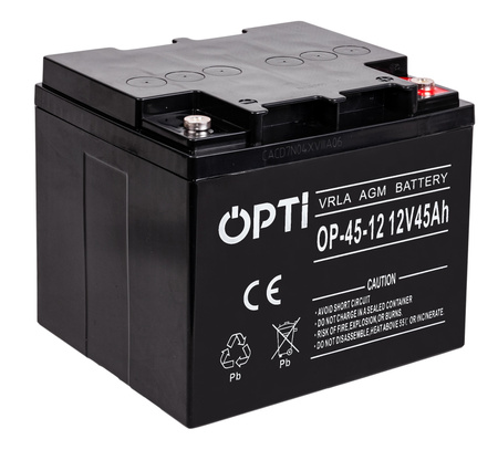 Akumulator AGM OPTI 12V 45Ah Bezobsługowy VOLT POLSKA