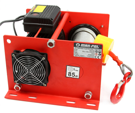 Wyciągarka wciągarka elektryczna linowa budowlana 300/600 kg lina 30m MAR-POL