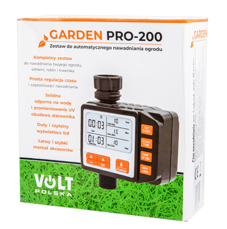 Sterownik do Nawadniania Ogrodowego Irygacji Ogrodu Szklarni GARDEN PRO-200 VOLT POLSKA