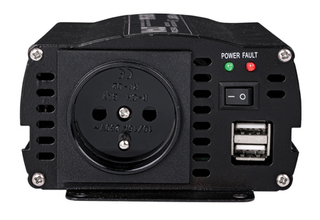 Przetwornica napięcia prądu IPS-500 2xUSB (24V/230V 350/500W) VOLT POLSKA