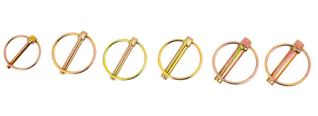 Przetyczka sprężynowa zatyczka zawleczka z kółkiem do maszyn rolniczych 50szt FALON-TECH