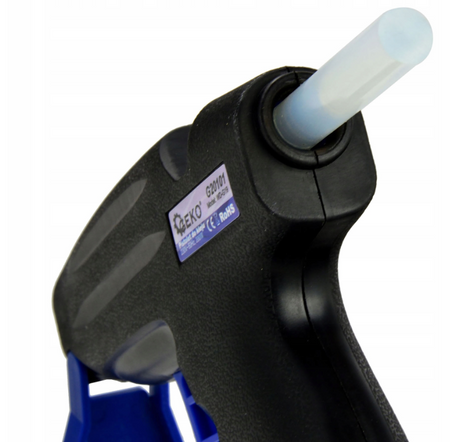 Pistolet do klejenia na gorąco 200W 11,2mm + kleje GEKO