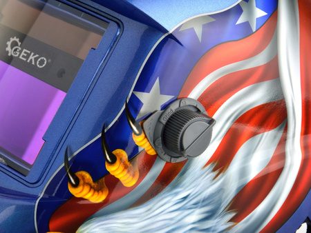 Maska spawalnicza przyłbica samościemniająca Blue GEKO