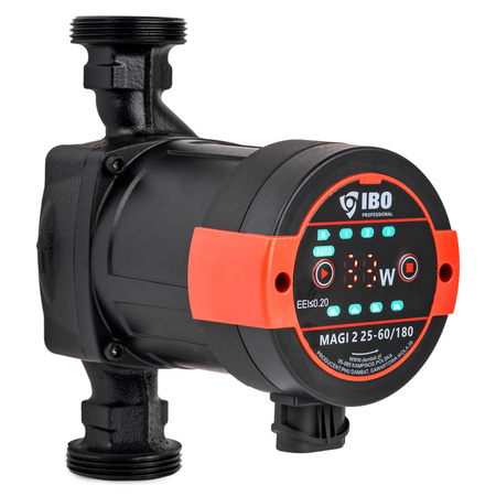 Pompa cyrkulacyjna obiegowa elektroniczna do pieca C.O. MAGI 2 25-60/180 energooszczędna IBO POMPY