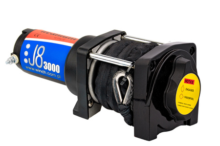 Wyciągarka wciągarka 3000lbs samochodowa 12v 1360 kg lina syntetyczna ślizg TITANIUM WINCH