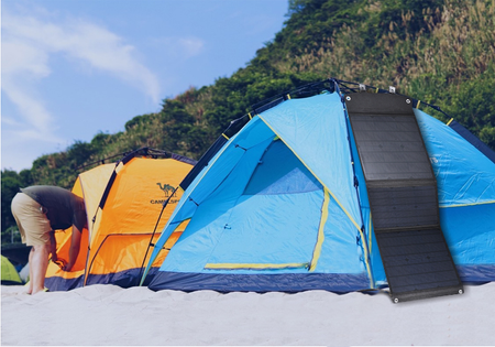 Przenośny panel solarny TRAVEL SOLAR 100W USB SKŁADANY VOLT POLSKA