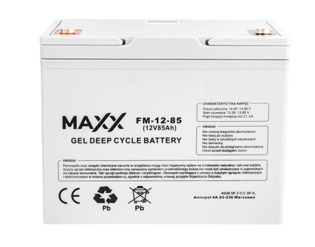 Akumulator solarny do fotowoltaiki ups 12V 85Ah DEEP CYCLE GEL 4SUN