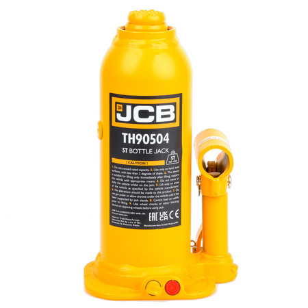 Podnośnik hydrauliczny słupkowy butelkowy maszynowy samochodowy lewarek 5T JCB