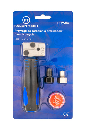 Zestaw do zarabiania przewodów końcówek hamulcowych 3/16" 4,75 FALON-TECH