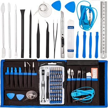 Zestaw narzędzi precyzyjnych do elektroniki 76el FALON-TECH
