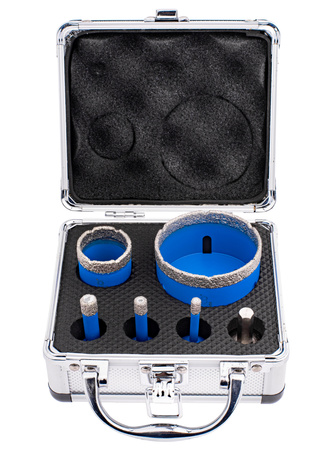 Otwornice diamentowe otwornica do gresu 6-68mm Zestaw 6el GEKO