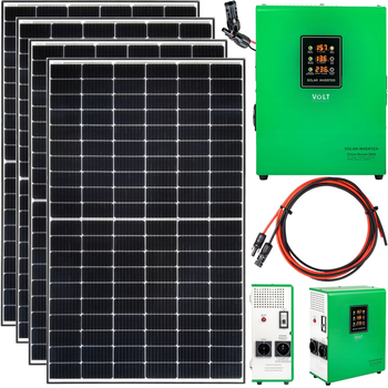 Zestaw solarny panel do grzania wody CWU 3000W GREEN BOOST MPPT 4xPV (4x500W)