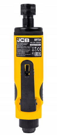 Szlifierka pneumatyczna prosta 1/4" 6mm 25000 rpm regulacja trzpieniowa JCB