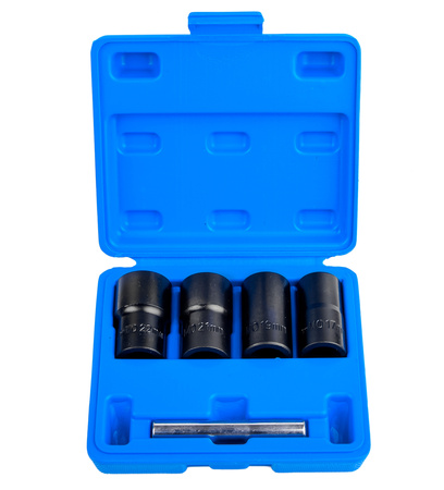 Wykrętaki do śrub nakrętek zerwanych gwintów zestaw 17-22mm 1/2" 5el FALON-TECH