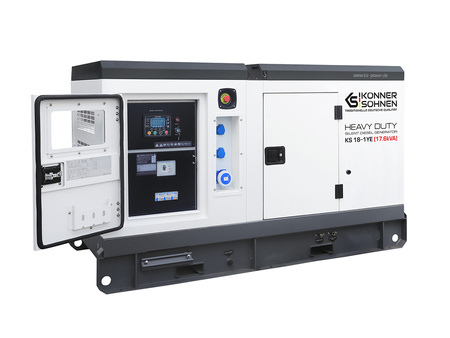 Agregat generator prądu stacja diesel 18-1YE 17,6 kVA Könner&Söhnen KS