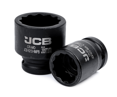 Klucze nasadowe nasadki udarowe grzechotka zestaw 3/4" 21el 17-50 mm 15-k JCB