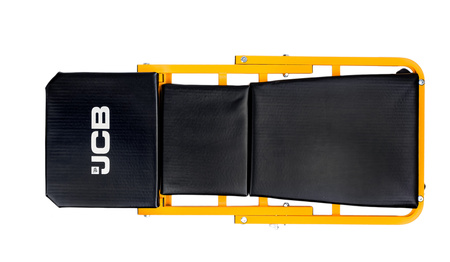 Leżanka warsztatowa składana taboret leżak 2w1 siedzisko stołek 150kg JCB