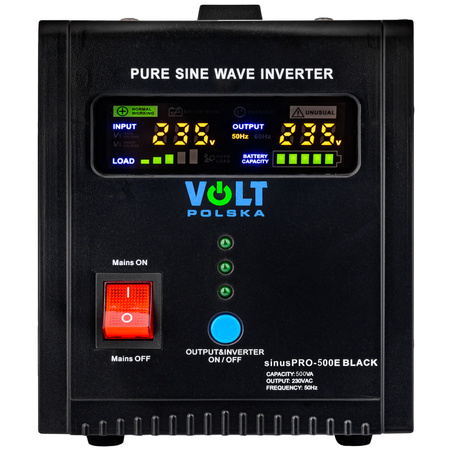Zestaw Awaryjne Zasilanie SINUSPRO 500E + Akumulator 40Ah VOLT POLSKA
