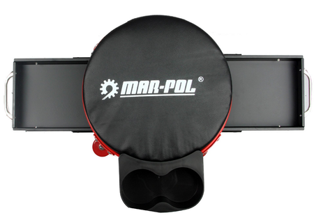 Taboret warsztatowy stołek z szufladami regulowany MAR-POL