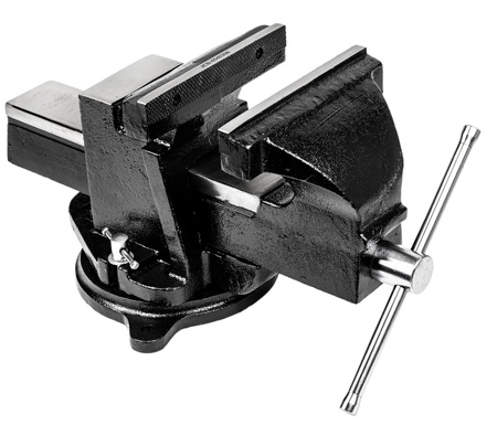 Profesjonalne imadło ślusarskie 200mm obrotowe stalowe JCB