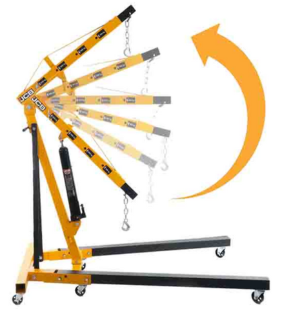 Żuraw dźwig warsztatowy hydrauliczny składany 2T JCB