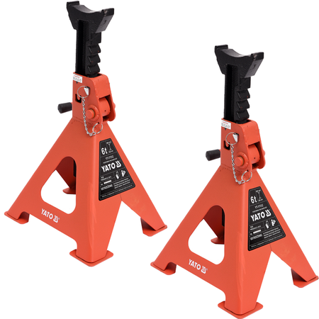 Podstawki warsztatowe kobyłki samochodowe 3T 2 szt 280-420 mm YT-17311 YATO