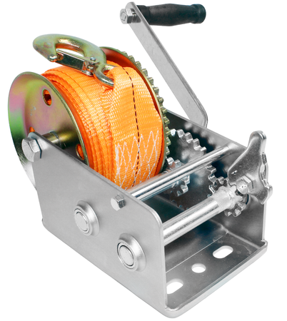 Wyciągarka wciągarka ręczna korbowa taśmowa pasowa na korbę 1125kg 2500 LBS FALON-TECH