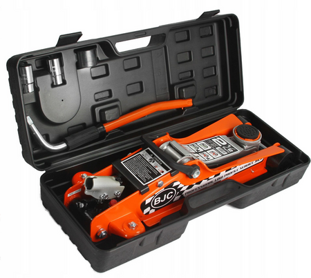 Podnośnik samochodowy niskoprofilowy lewarek żaba walizka 2,5 T BJC