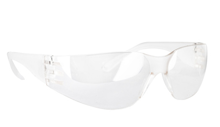 Okulary ochronne bezbarwne przeciwodpryskowe gogle robocze BHP ISMA