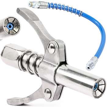 Uniwersalna końcówka smarownicy do kalamitek samoblokująca + wężyk 12000 PSI FALON-TECH